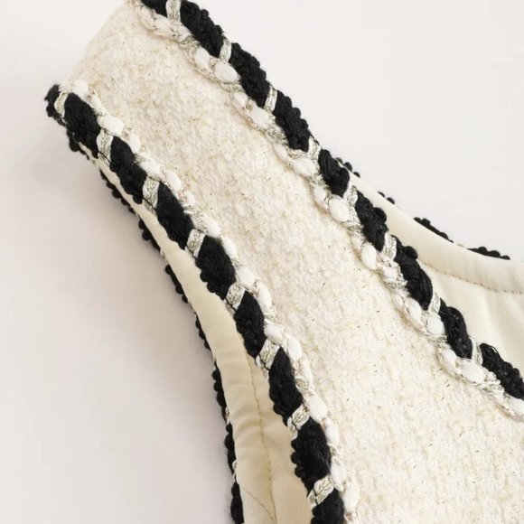 Cider 2 PC Tweed Corset and Midi Skirt Set - Picture 9 of 16